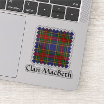 Clan MacBeth Tartan Sticker