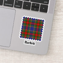 Clan MacBeth Tartan Sticker