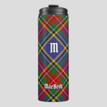 Clan MacBeth Tartan Thermal Tumbler