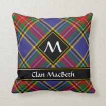 Clan MacBeth Tartan Throw Pillow