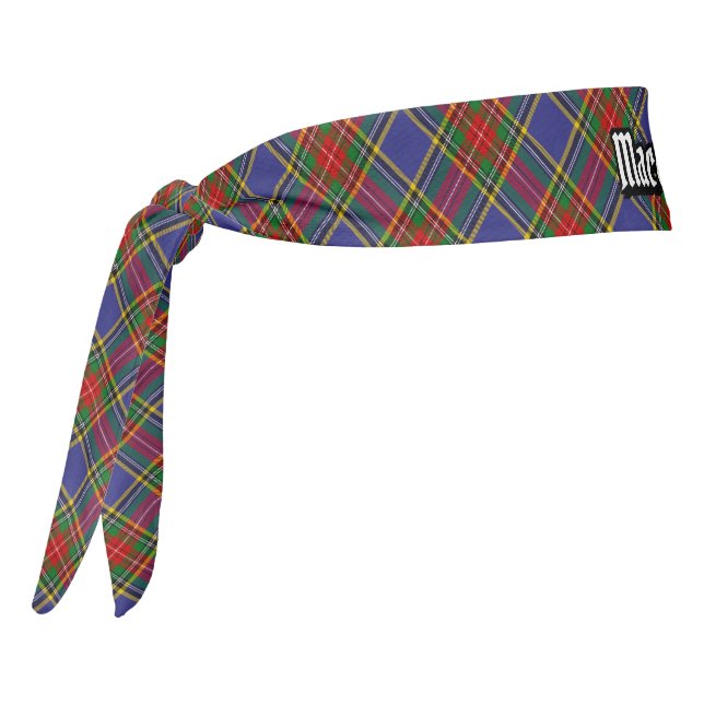 Clan MacBeth Tartan Tie Headband (Rotate 270)
