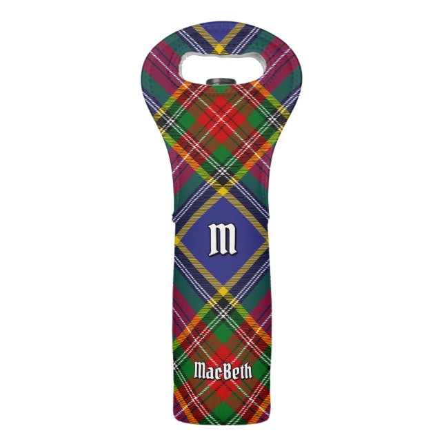 Clan MacBeth Tartan Wine Bag (Front)