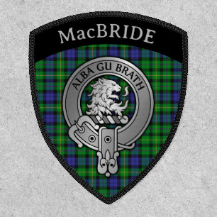 Clan MacBride [EDIT] Tartan & Alba Gu Brath Crest Patch