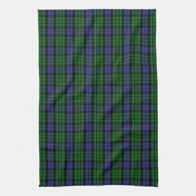 Clan MacCallum Tartan Kitchen Towel (Vertical)