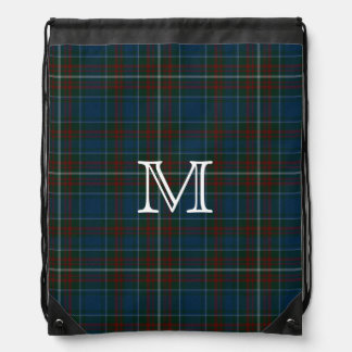 Clan MacConnell Tartan Plaid Monogram Backpack