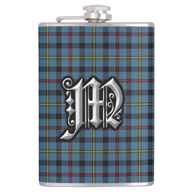 Clan MacCrimmon Tartan Old Scotland Flask (Front)