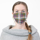 Clan MacDonald Ancient Tartan Adult Cloth Face Mask (Worn)