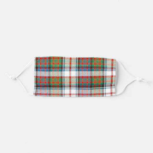 Clan MacDonald Ancient Tartan Adult Cloth Face Mask (Front, Folded)