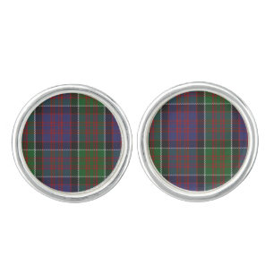 Clan MacDonald Clanranald Tartan Cufflinks