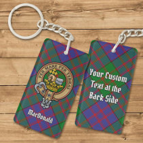 Clan MacDonald Crest Acrylic Keychain