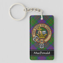 Clan MacDonald Crest Acrylic Keychain