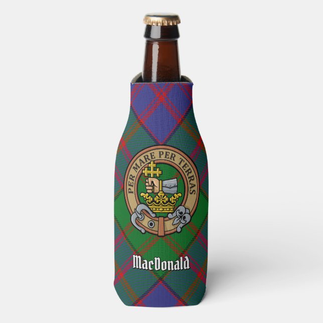 Clan MacDonald Crest Bottle Cooler (Bottle Front)