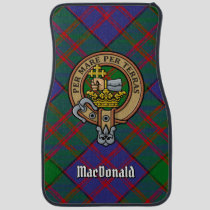Clan MacDonald Crest Car Floor Mat