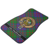 Clan MacDonald Crest Car Floor Mat (Angled)