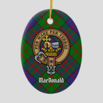 Clan MacDonald Crest Ceramic Ornament