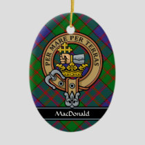 Clan MacDonald Crest Ceramic Ornament