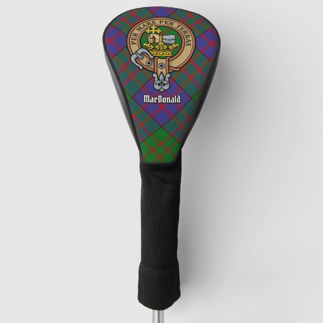 Clan MacDonald Crest Golf Head Cover (Front)
