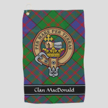 Clan MacDonald Crest Golf Towel
