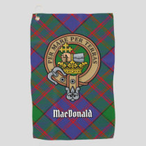 Clan MacDonald Crest Golf Towel