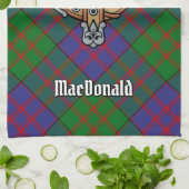 Clan MacDonald Crest Kitchen Towel (Folded)