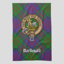 Clan MacDonald Crest Kitchen Towel