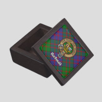 Clan MacDonald Crest over Tartan Gift Box