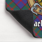 Clan MacDonald Crest over Tartan Mouse Pad (Corner)