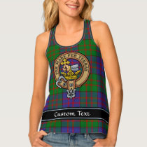 Clan MacDonald Crest over Tartan Tank Top