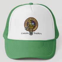 Clan MacDonald Crest over Tartan Trucker Hat