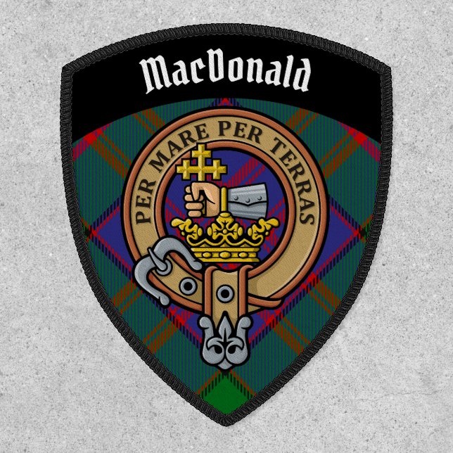 Clan MacDonald Crest Patch (Front)