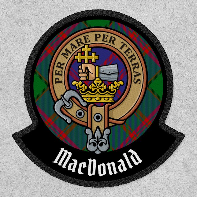 Clan MacDonald Crest Patch (Front)