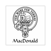 Clan MacDonald Crest Rubber Stamp (Imprint)