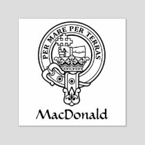 Clan MacDonald Crest Self-inking Stamp