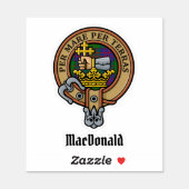 Clan MacDonald Crest Sticker (Sheet)