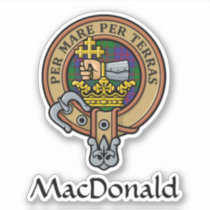 Clan MacDonald Crest Sticker