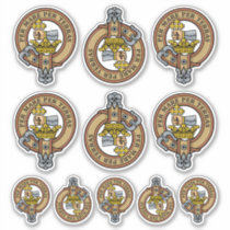 Clan MacDonald Crest Sticker Set