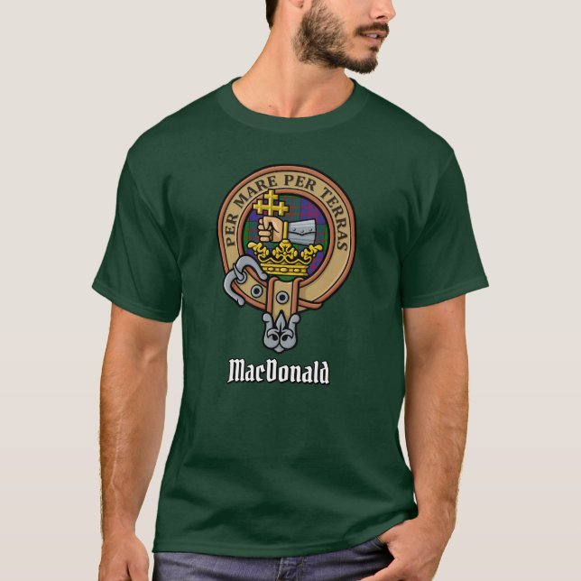 Clan MacDonald Crest T-Shirt (Front)
