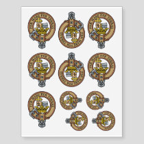 Clan MacDonald Crest Temporary Tattoos