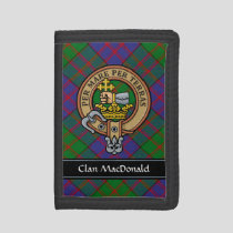 Clan MacDonald Crest Trifold Wallet
