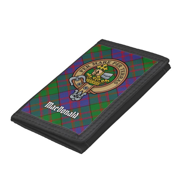 Clan MacDonald Crest Trifold Wallet (Bottom)
