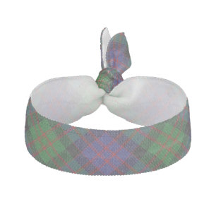 Clan MacDonald Donald Scottish Accents Tartan Ribbon Hair Tie