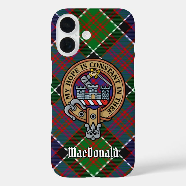Clan MacDonald of Clanranald Crest Case-Mate iPhone Case (Back)