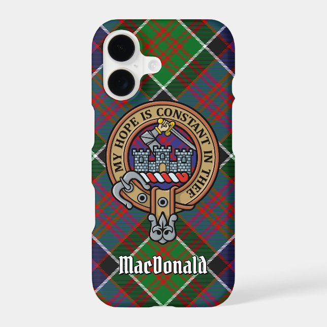 Clan MacDonald of Clanranald Crest Case-Mate iPhone Case (Back)