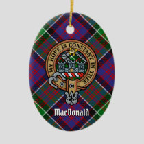 Clan MacDonald of Clanranald Crest Ceramic Ornament