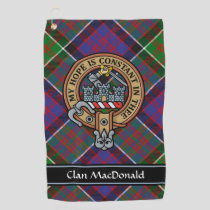 Clan MacDonald of Clanranald Crest Golf Towel