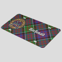 Clan MacDonald of Clanranald Crest over Tartan License Plate