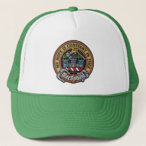 Clan MacDonald of Clanranald Crest over Tartan Trucker Hat