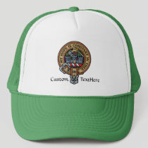 Clan MacDonald of Clanranald Crest over Tartan Trucker Hat