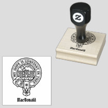 Clan MacDonald of Clanranald Crest Rubber Stamp