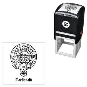 Clan MacDonald of Clanranald Crest Self-inking Stamp